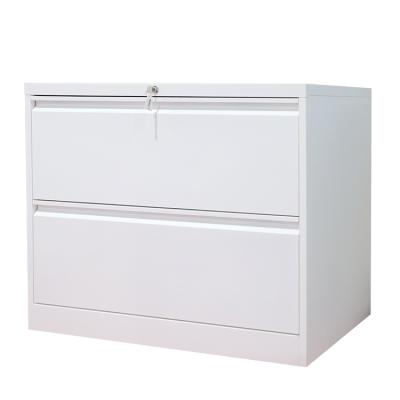 China OEM Office Storage Metal Storage Cabinet 2 Drawer Steel Lateral File Cabinet for sale