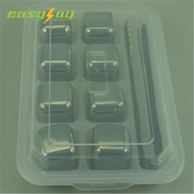 China Sustainable Products Recyclable Stainless Steel Bar / Wine Ice Cube Whiskey for sale