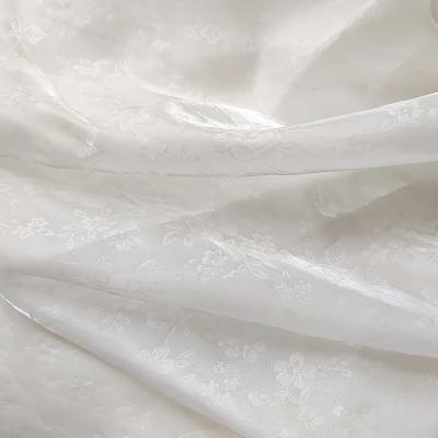 China Breathable jacquard fabric with organza satin for star brocade for sale