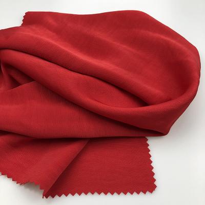 China Good Quality Factory Directly Breathable Red Spun Polyester Fabric Roll for sale