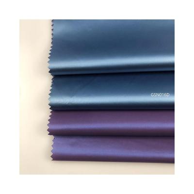 China Good Craft Factory Wind Waterproof Straight Soft Shell Fabric Silk Silk Fabrics for sale