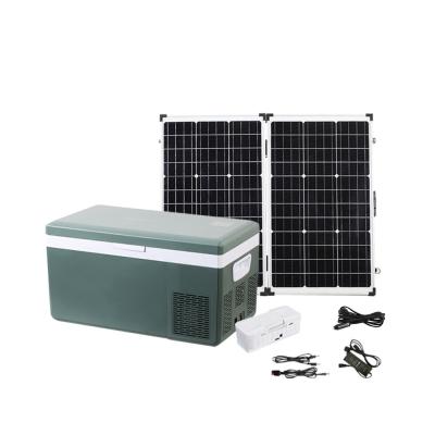 China NO Refrigerador solar para automóviles de 25L controlado por aplicación con batería reemplazable incorporada en venta