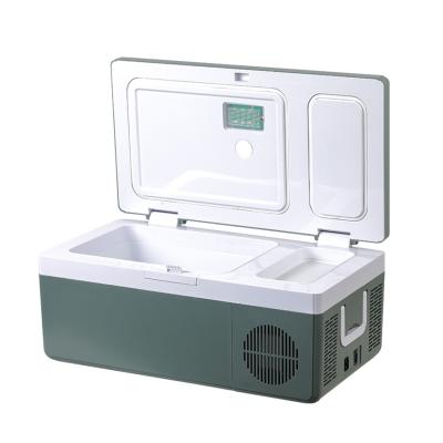 China Refrigerador exterior portátil de 15L Otros accesorios para automóviles con batería de 12 V de CC Camper RV en venta