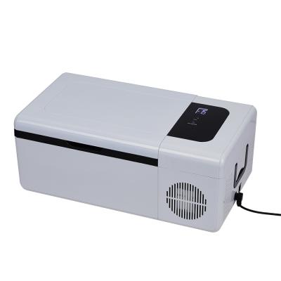 China Portable Mini Car Fridge 15L AC DC Electric Freezer Compressor for Truck and Camping for sale