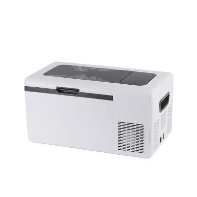 Chine Compresseur solaire portable alimenté par batterie 12V/24V CC réfrigérateur congélateur 25L à vendre