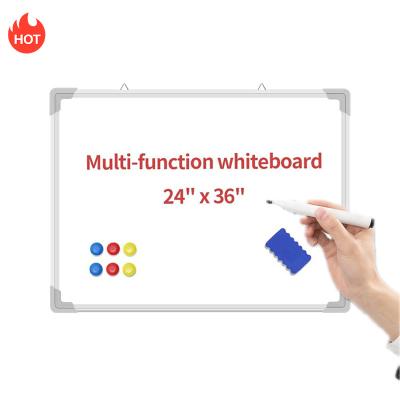 China Removable hook& Pen Holder Wholesaler Wholesaler Hanging Eraser Wall Hanging Teaching Board Dry Erasable Kids Writing White Board Magnetic Whiteboard for sale