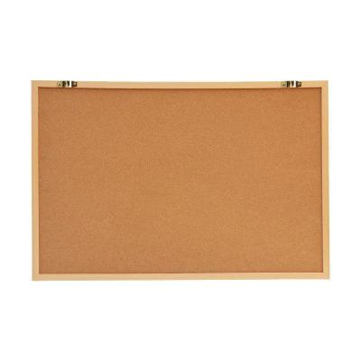 China Movable Rectangular Black Hooks And Pen Tray Color Cork Board With Felt For Walls for sale