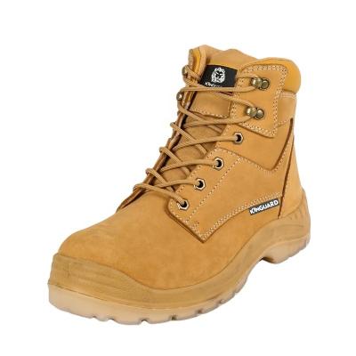 China Oil And Gas Industry Nubuck Leather Anti-skid And Waterproof Anti-skid And Waterproof Safety Shoes for sale