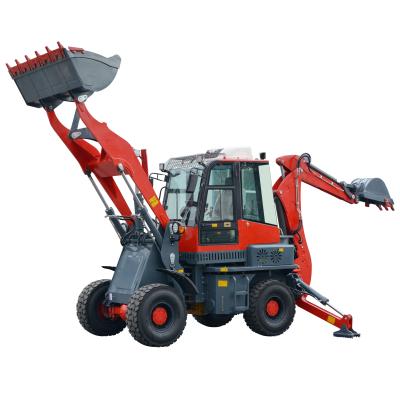 China Building Material Shops Hot Product Mini Tractor Backhoe Loader The Mini Small Backhoe Loader Cheapest 4x4 with Price for sale