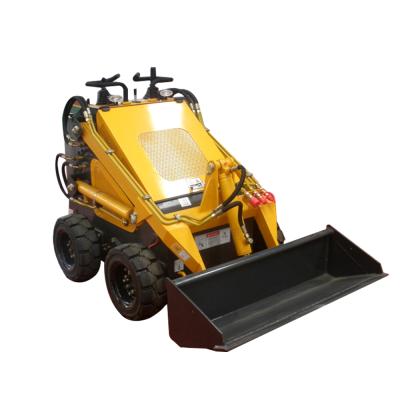 China Construction material shops high efficiency mini skid steer loader with full-hydraulic excavator skid steer loader for sale