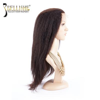 China Straight Yaki Yaki Lace Wigs 100 Curly Straight Women Front Wig Vendor For Black Full Virgin Human Hair Lace Wig for sale