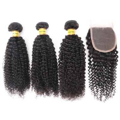 China 100% Real Kinky Curly Hair Bundles Weave 10A 12A Brazilian Kinky Curly Virgin Hair Bundles for sale