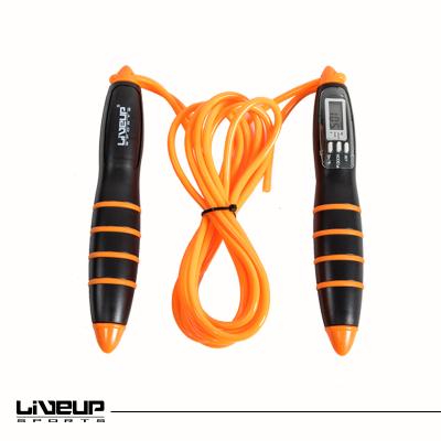 China Adjustable Rope Length Gym Fitness Digital Calorie Counter Timer Skip Skipping Rope for sale