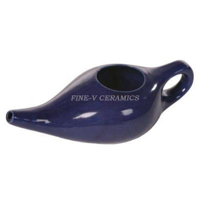 China custom made good quality custom white ceramic neti pot FVAM21070538 for sale