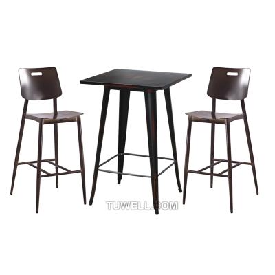 China Outdoor Aluminum Dining Barstool TW8023-L New Modern Design Aluminum Dining Barstool For Home Bar for sale