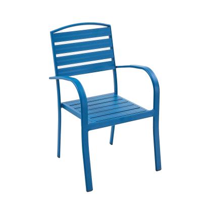 China TW02 Starbuks Armchair School Armchair Modern Blue Aluminum Dining Use For Home Office for sale