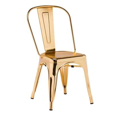 China Modern cheap steel industrial dining chair TW8001 side metal frame dining chair for sale