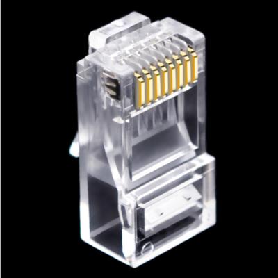 China High quality data center RJ45 8p8c UTP CAT6 modular jack for ethernet network patch cord making rj45 cat6 connector PC 94V-2 module jack for sale