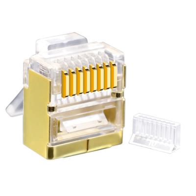 China Networking manufacturer direct sales RJ45 CAT6 ftp 8P8C network cable connector modular jack for sale