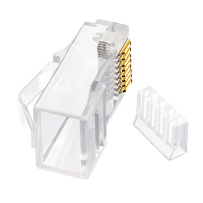 China audio & Latest Technology Video UTP CAT6 RJ45 Two Pieces Modular Plug Free Sample for sale