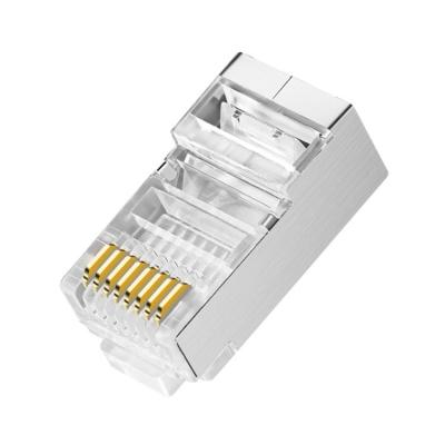 China Networking most favorable price ftp crystal head cat5e rj45 connector socket protected 8P8C for sale