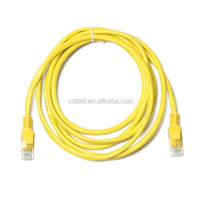 China 100% hot sale high quality cat5e cat6 cat6a cat5e cat6 cat6a network cable 3m bare copper jacket cat5e lszh pvc ftp utp patch cord for sale