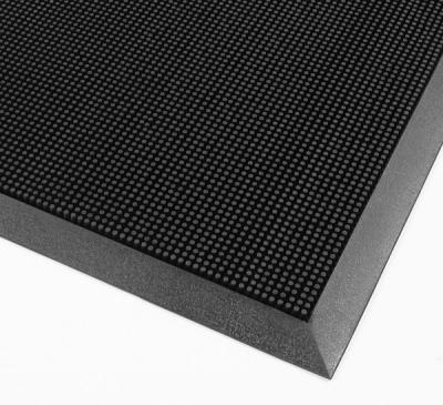 China Anti Slip Front Door Outdoor Entrance Commercial Rubber Floor Mat Anti Fatigue Fingertip for sale