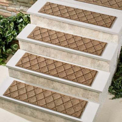 China Walmart Lowes Anti Non Slip Modern Indoor Stair Mats Stair Treads Carpets for sale