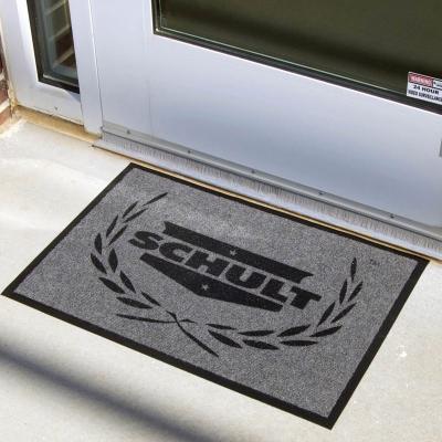 China OEM Custom Adhesive-Protective Logo Carpet Floor Mats for sale