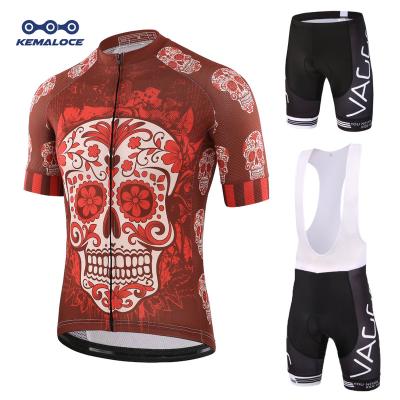 China Antibacterial Red Cycling Tank Tops, Custom Cycling Tank Top And Bib Shorts, Breathable Bicycle Wear Cycling Clothing 2020 for sale