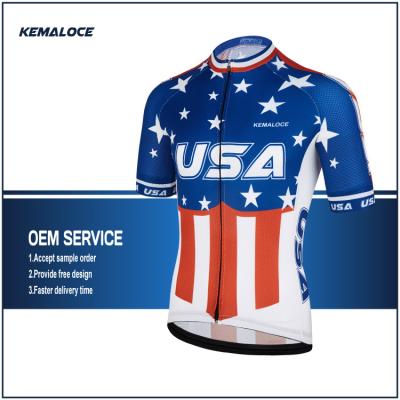 China Antibacterial Quick Dry Recycling Wear, Team Usa Recycling Jersey, Mountain Bike Specialty Apparel for sale