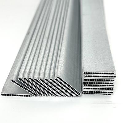 China Wide Application Microporous Aluminum Flat Tube Extruded Aluminum Microchannel Tube for sale