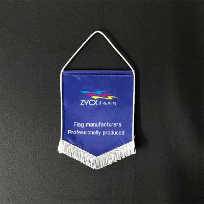 China All Cheap Promotional Indoor Double Vertical Customized Printing Club Hanging Flag for sale