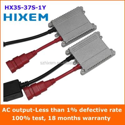 China High quality slim digital AC HID ballast, 12V 35W, 18 months warranty, HX35-37S-1Y defective rate less than 1% for sale