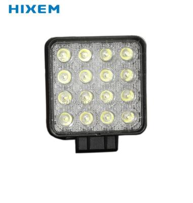 China Auto LED Operate Light 48W, Super Bright 16PCS 3W LED Light, IP67, Offroad, 4x4, Tractor Trailer Truck HX-LED-WL-48W-SQ for sale