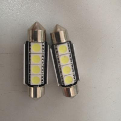 China Canbus led bulb 5050 4 SMD 36MM/39MM/41MM for sale