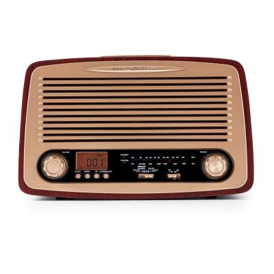 China USB/SD Game AM FM Nostalgic Wooden Antique Design Radio With USB/SD Play for sale