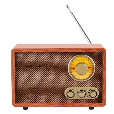 China BT player+USB/SD Game Classic Antique Wooden Cabinet Built In 5W Speaker AM FM Radio With Pigtail Antenna for sale