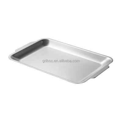 China Korean Dinner Plate Stocked Set Tray 18/8 Stainless Steel Korean Meat Dish for sale