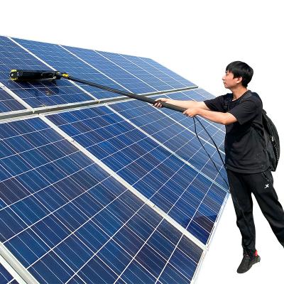 China Photovoltaic Robot Solar Panel Cleaning System Sunny Solar Panel Power System Smiler Good Sale With Roller Cleaning Brush for sale