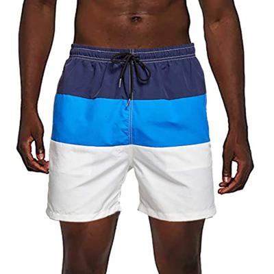 China Custom Waterproof Anti-UV Quick Dry Men Swim Trunks 4-Way Stretch Beach Swim Shorts Board Shorts 2021 for sale