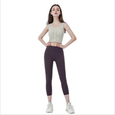 China Breathable Sports Clothes Best Stretchy High Waist Exercise Sportswear Selling Seamless Gym Gaiters For Women for sale