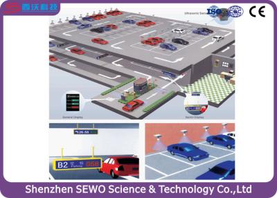 China Sistema de dirección ultrasónico inteligente del estacionamiento para el estacionamiento con la pantalla LED en venta