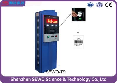 China Yellow / Blue Parking Ticket Machine with RFID Reader Background Light System for sale