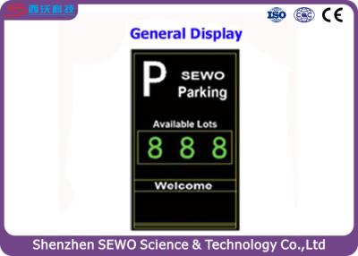 China Ultrasonic Vehicle Detector Advanced Parking Guidance System with LED Display at Entrance for sale