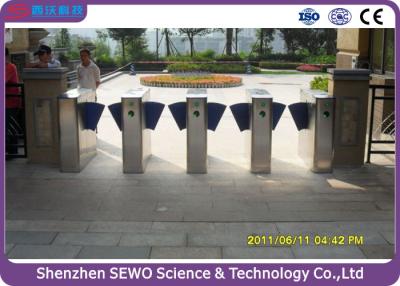 China Metro Intelligent Flap Turnstile Flap Barrier Gate for sale