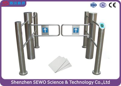 China simple design stainless steel double leaf unpanic swing barrier gate turnstile for sale