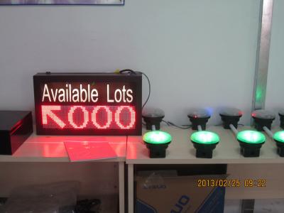 China Vehicle LED Parking Guidance and Information System Availability Indicator LED Display for sale