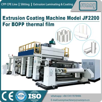 China 2200 mm thermal film extrusion lamination machine JF2200 for sale