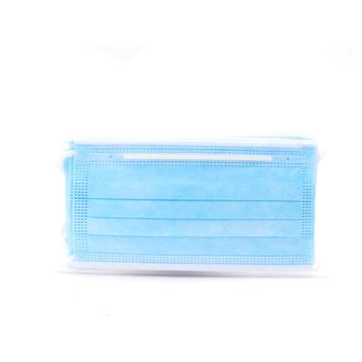 China Mascarilla médica quirúrgica no tejida disponible azul del polvo 3ply en venta